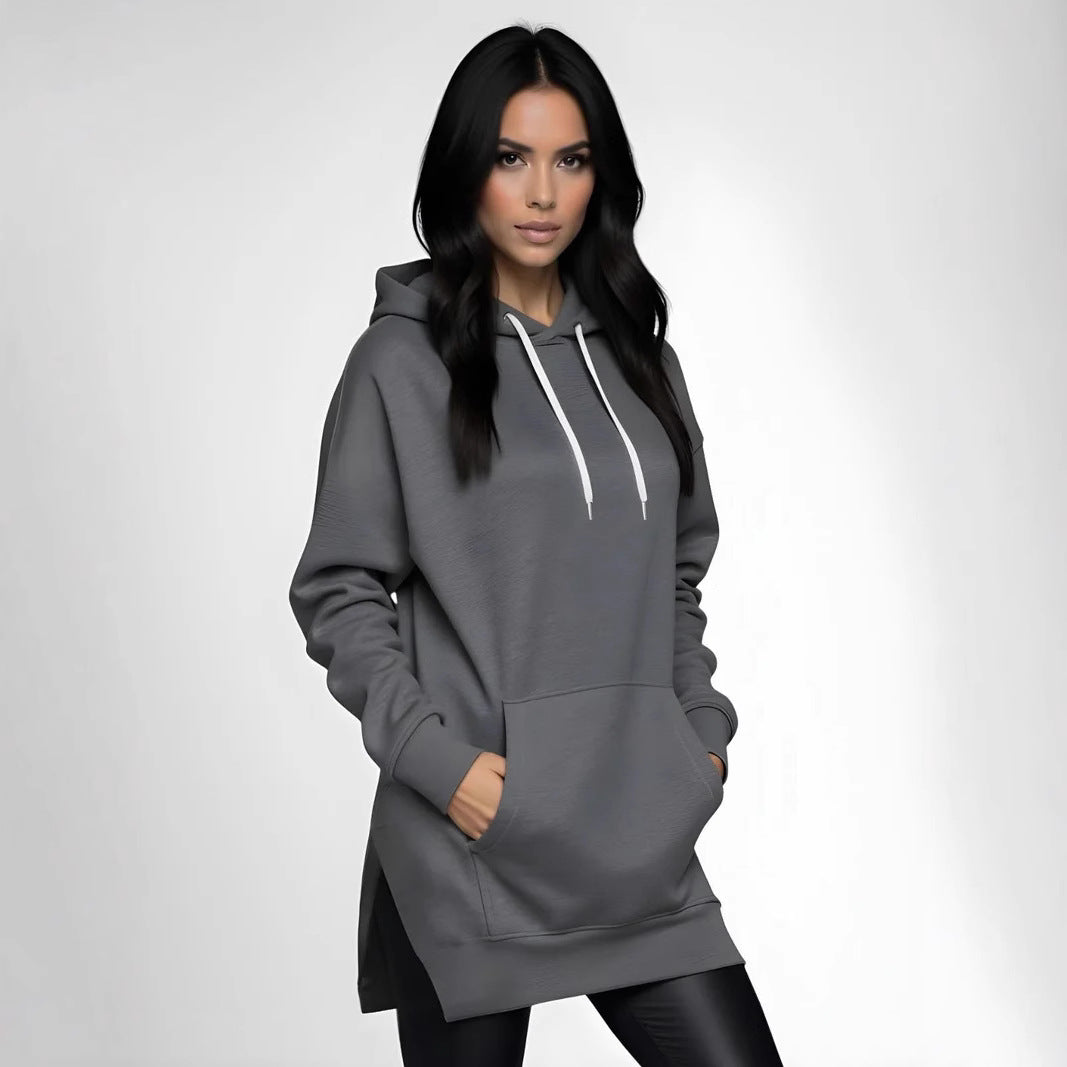 Women's Mouse Bag With Shoulder Sleeve Hooded Casual Sweatshirt
