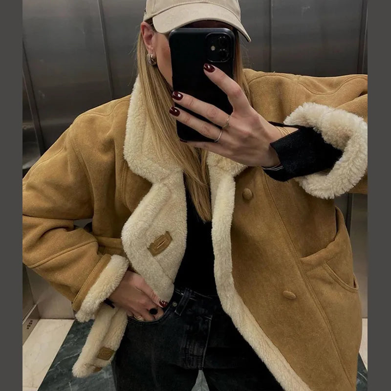 Warm Coat Fluffy Oversized  Coat