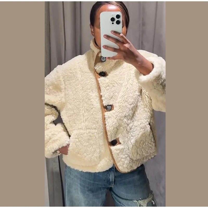Warm Coat Fluffy Oversized  Coat