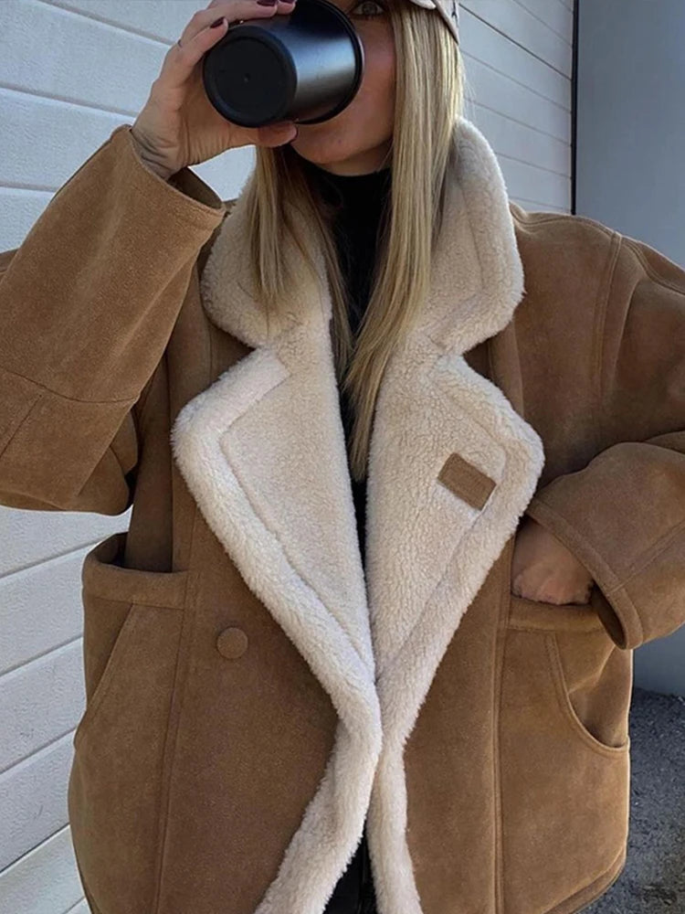 Warm Coat Fluffy Oversized  Coat