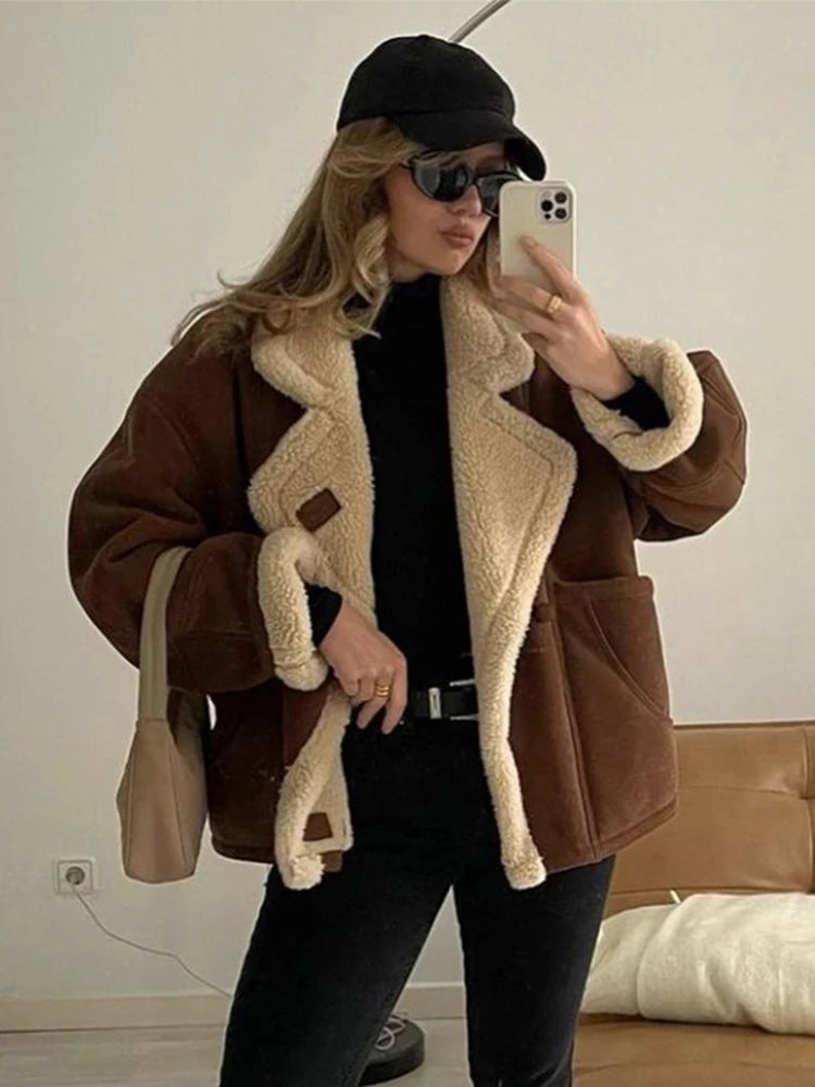 Warm Coat Fluffy Oversized  Coat