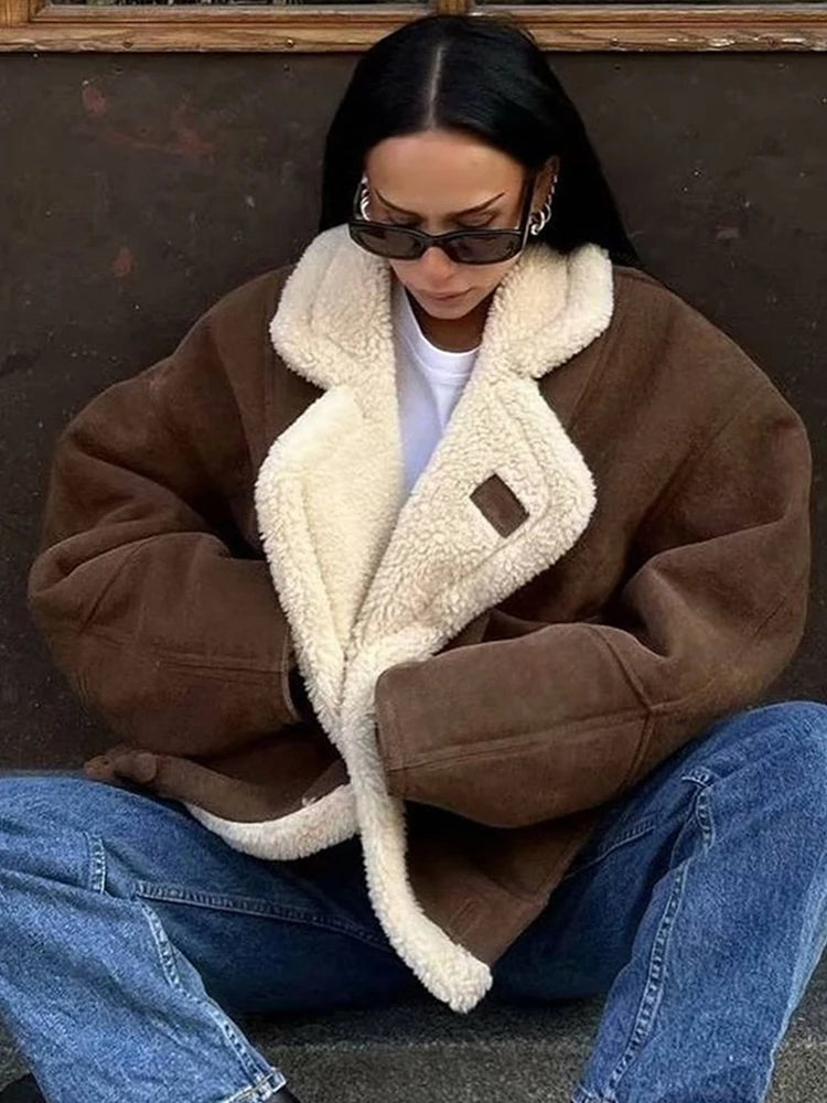 Warm Coat Fluffy Oversized  Coat