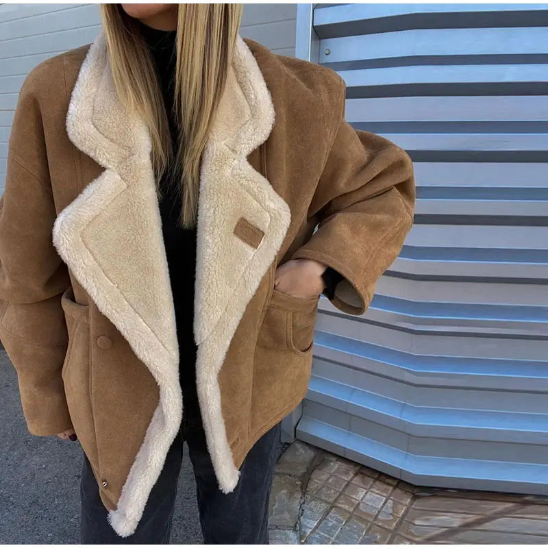 Warm Coat Fluffy Oversized  Coat