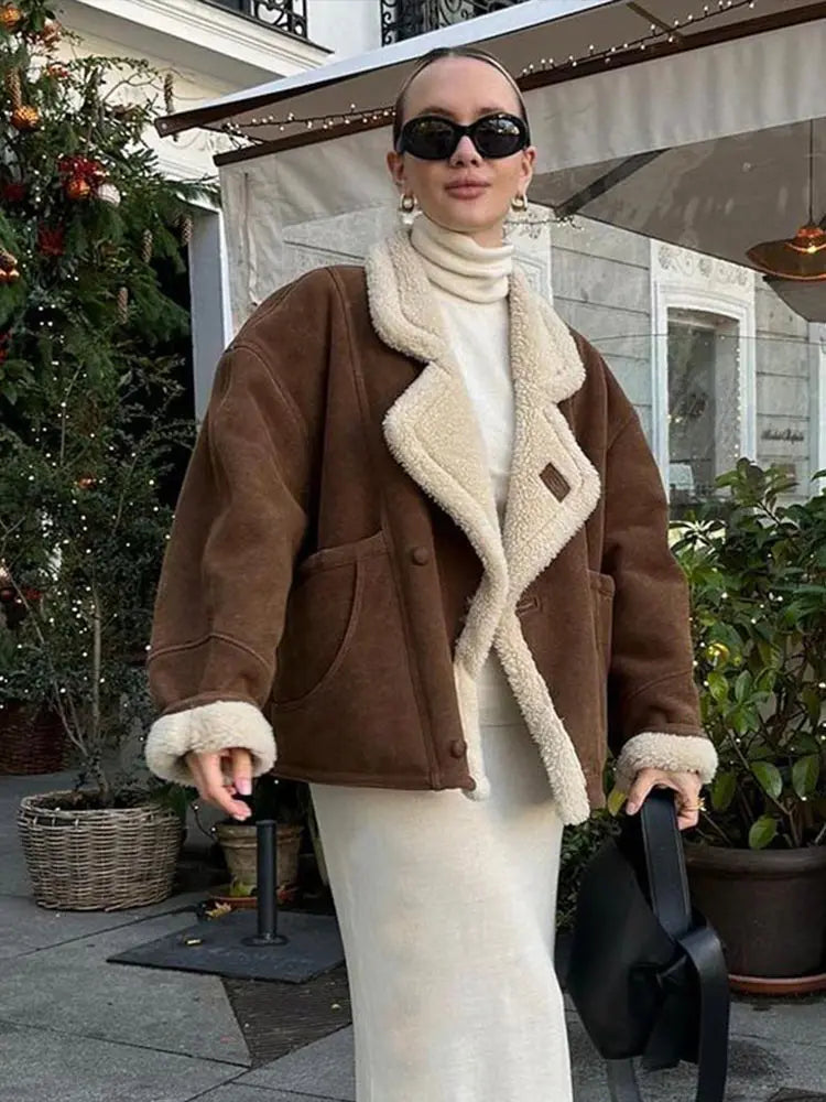 Warm Coat Fluffy Oversized  Coat